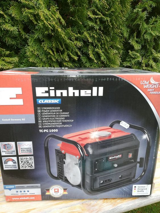 Einhell Stroomgenerator (benzine/gas) TE-IG 1900 DF (1800/1600 W continu vermogen, max. 1900