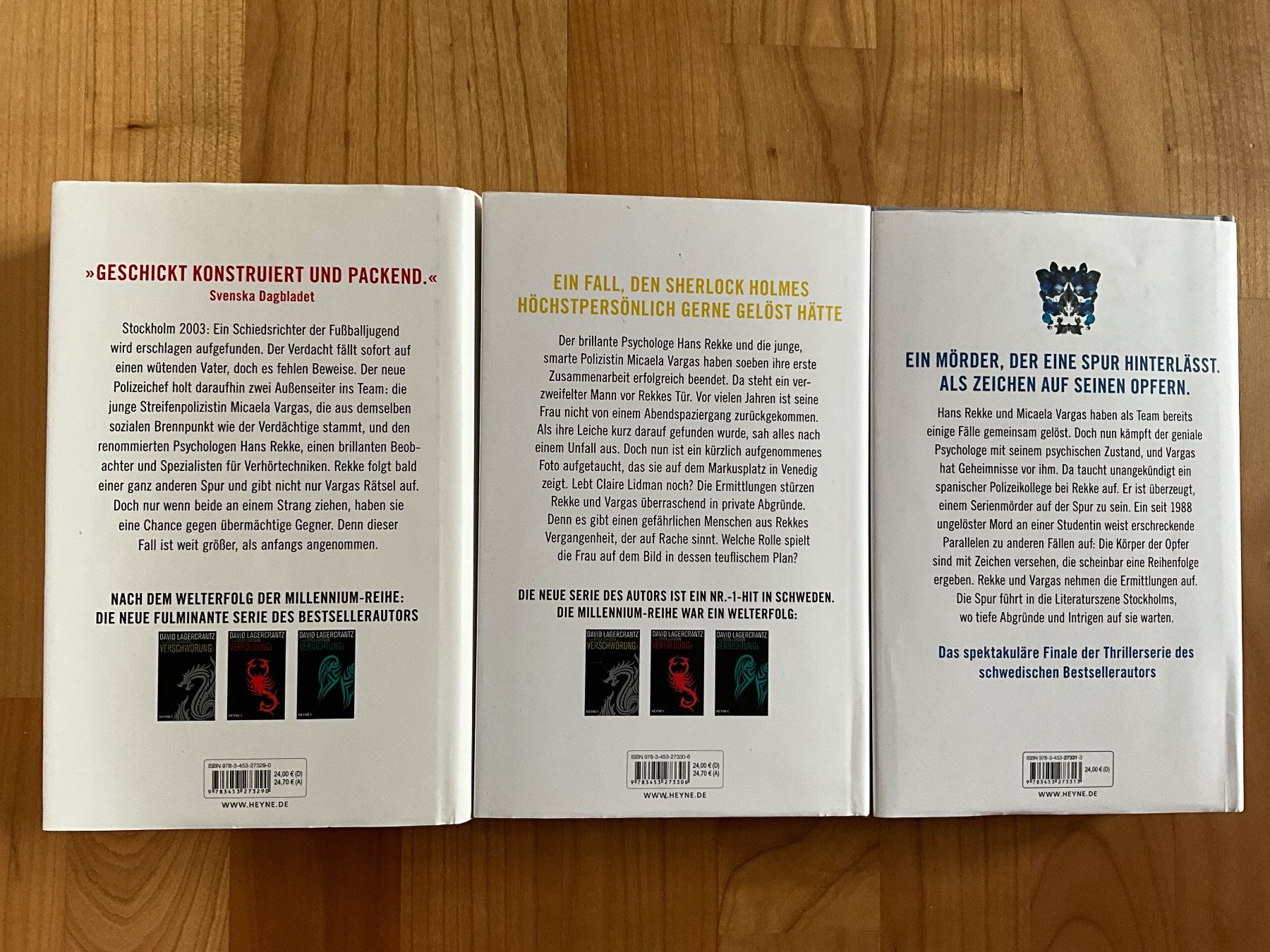 Bücher: Trilogie von David Lagercrantz – Gebraucht aus Hittnau von ltr_r76k 1