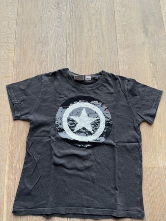 Pailletten T-Shirt Zara Grösse 122