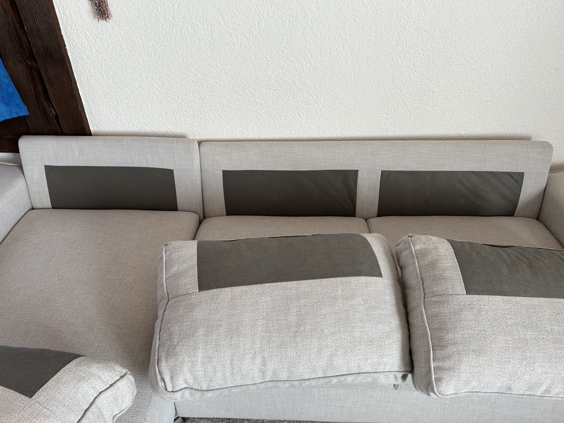 Livique Divani: Schlafsofa mit Bettkasten hellgrau Stoff gebraucht – Usato da Herisau venduto da Rakharo 2