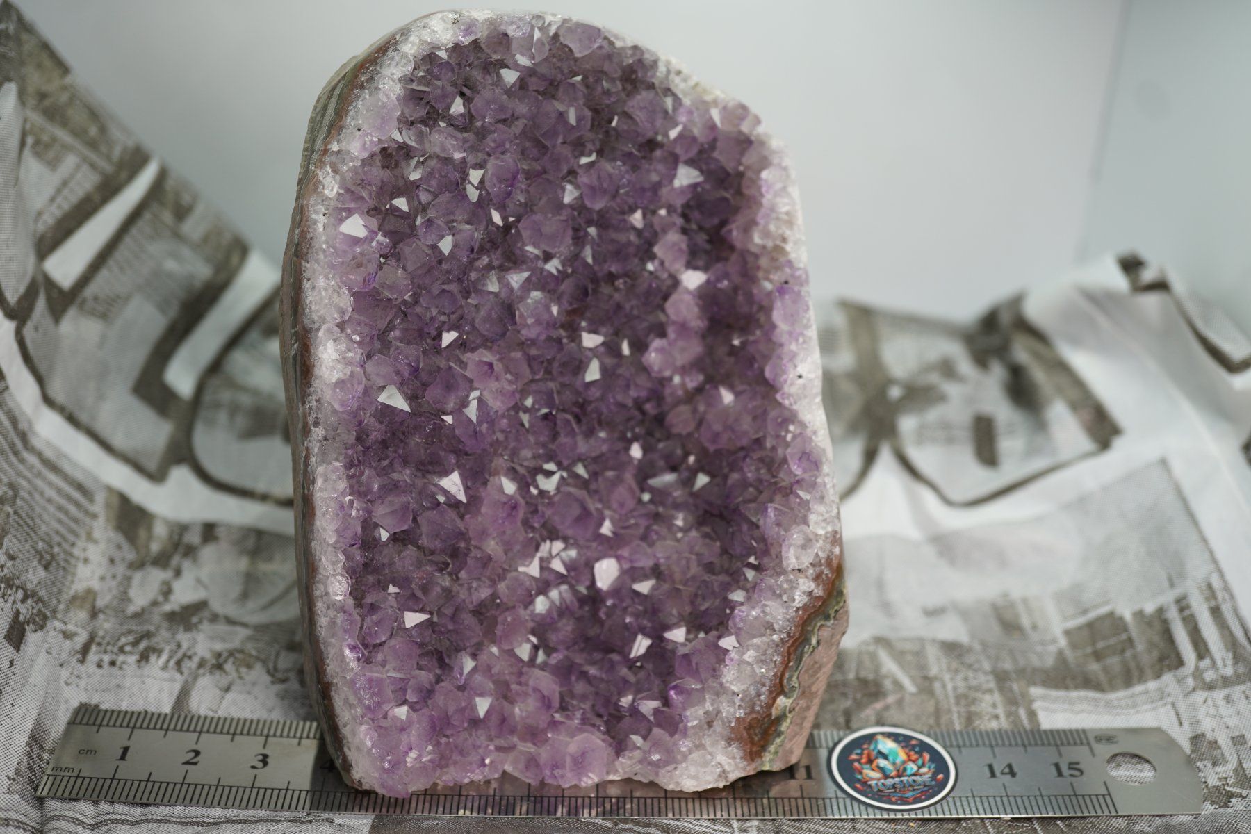 Minerali & Pietre curative: Amethyst Druse  10 cm x  8cm     Direkt – Nuovo e nell'imballaggio originale da Eschenbach SG venduto da topstone 1