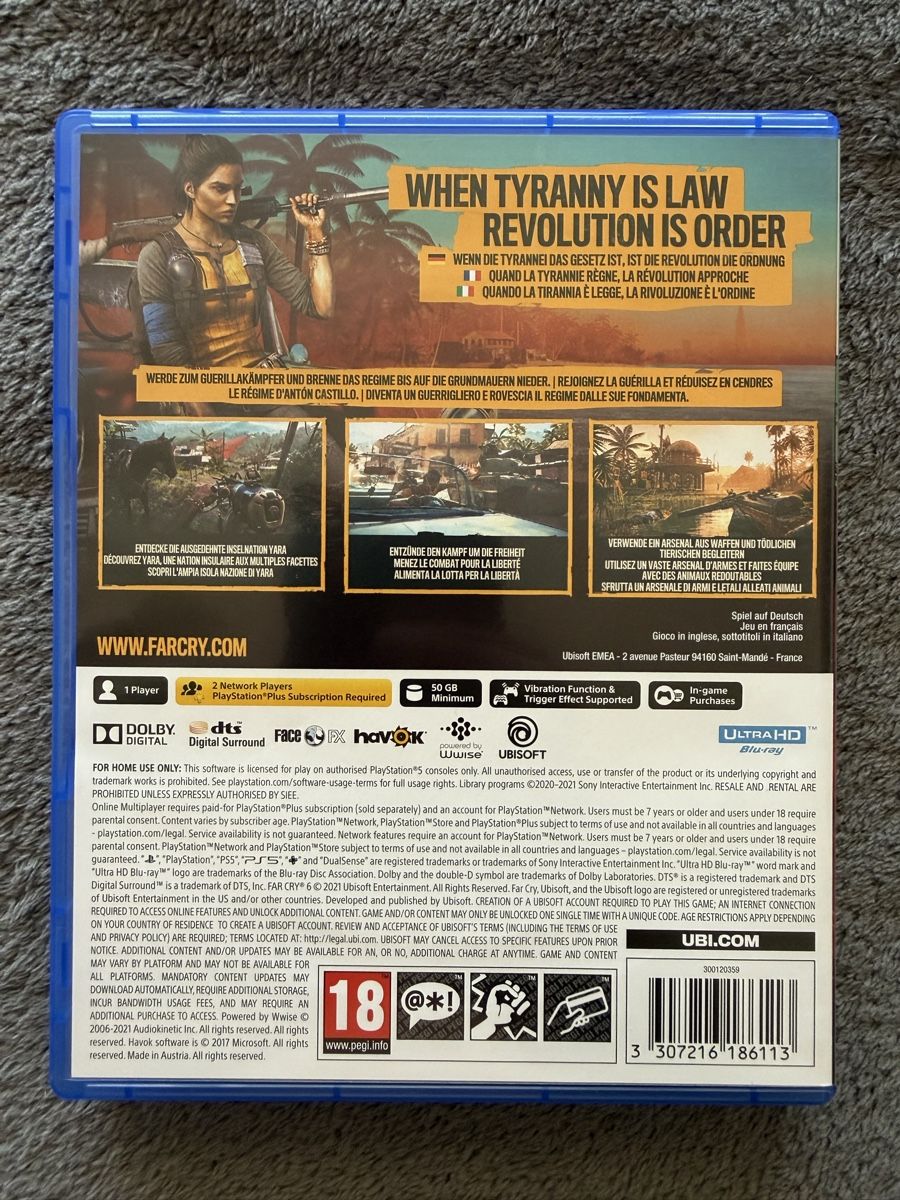 Sony Jeux: Jeu Far Cry 6 PS5 – D'occasion à Jussy par Wolfy73 1
