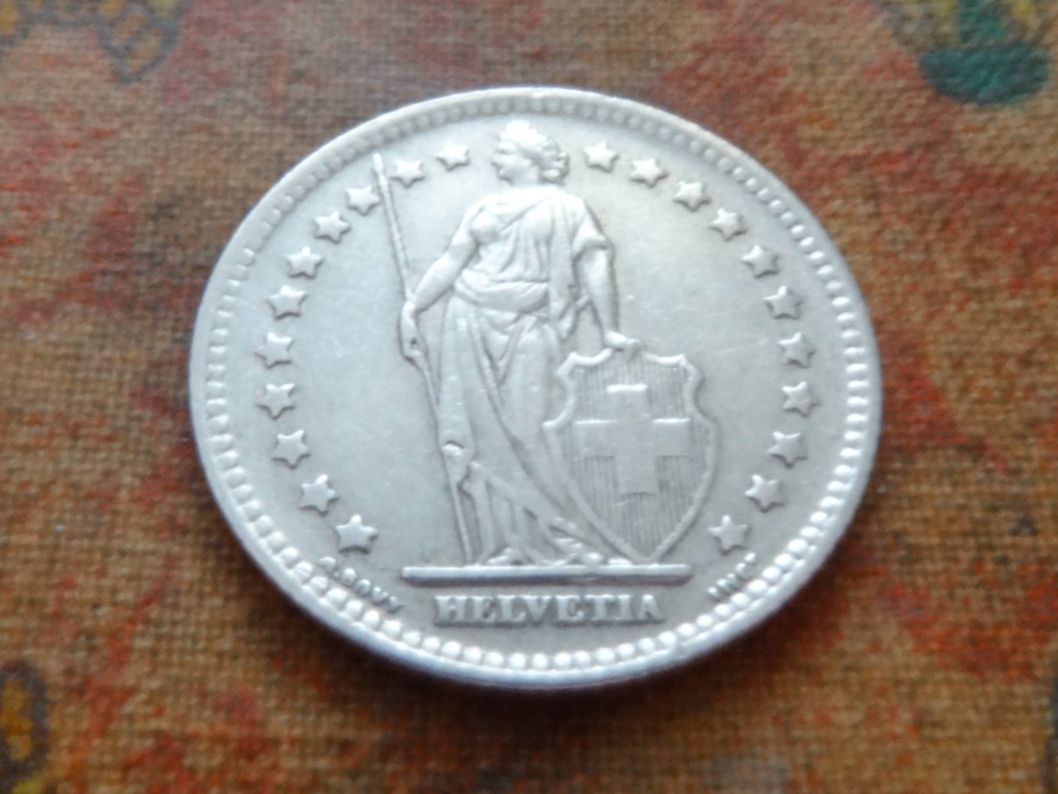 Tutti le monete: 1 Fr. 1944  (Y) – Usato da Romanel-sur-Lausanne venduto da Swift13 1