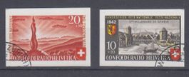Découpe du bloc Pro Patria 17 - 18 oblitéré 150.--