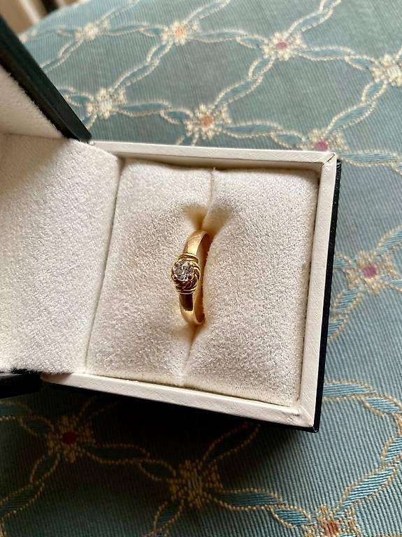 Anelli: Bague Or 18 carats avec Diamant – Usato da Prilly venduto da pas_gj9r 4
