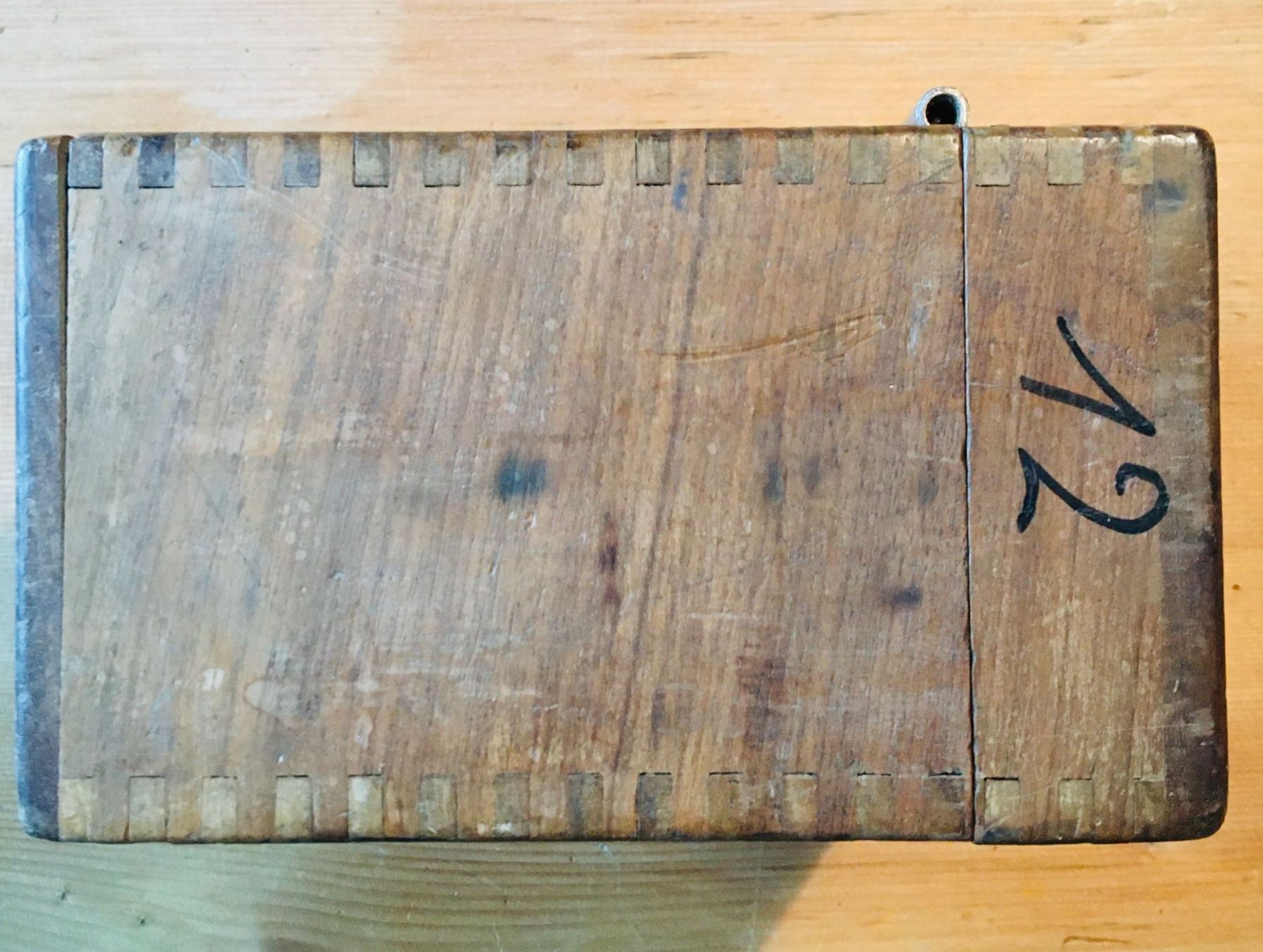 Barattoli: Superbe boite ancienne en bois – Usato da Cornaux NE venduto da THX01 4