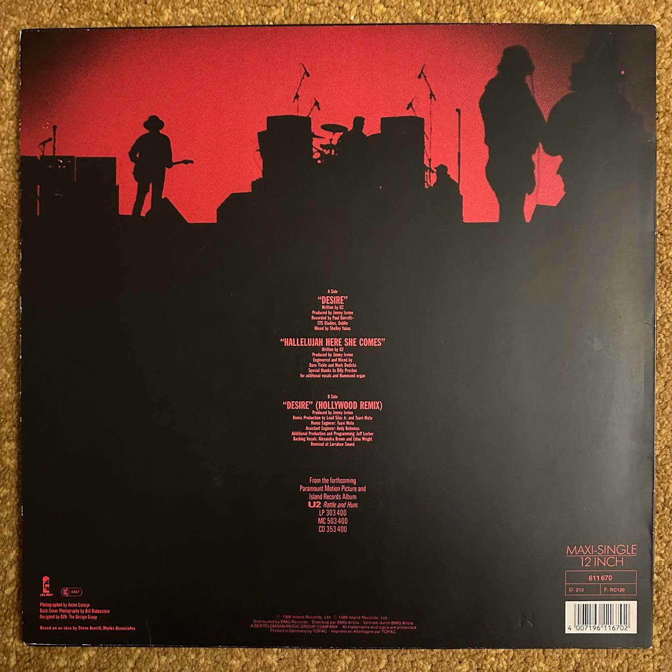 Schallplatten: MAXI - U2 - Desire – Gebraucht aus Breganzona von Onairda75 1