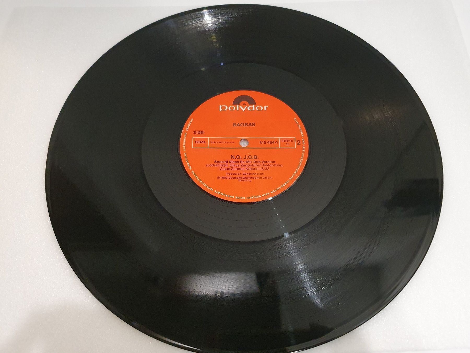 Dischi in vinile: Baobab - N.O. J.O.B. – Usato da Uster venduto da Vinyl-Leidenschaft 4