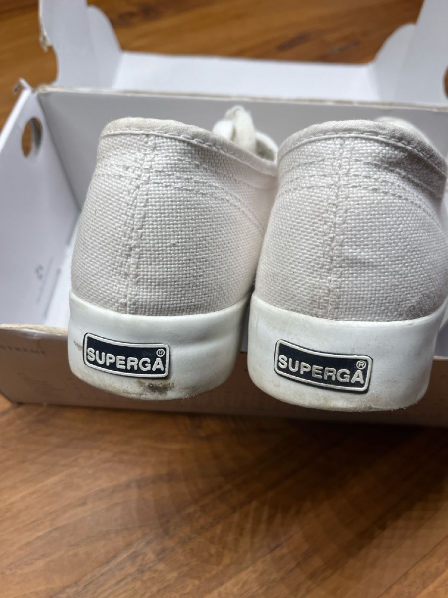 Superga Scarpe da donna: Superga Sneaker, Weiss, Gr. 38, Canvas – Usato da Rueschlikon venduto da Smash2000 4