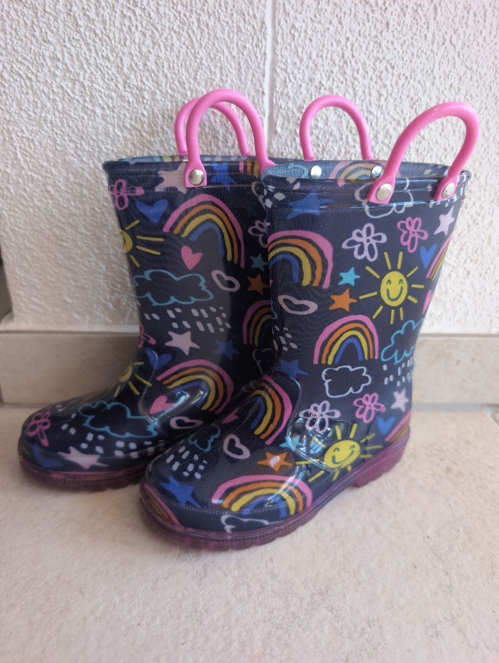 Scarpe per ragazze: Gummistiefel mit LED Grösse 28 – Usato da Alberswil venduto da __colafroeschli__ 1