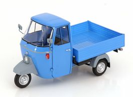 Piaggio APE P501 open Pick Up 1979-1994 blau / grau     1:18