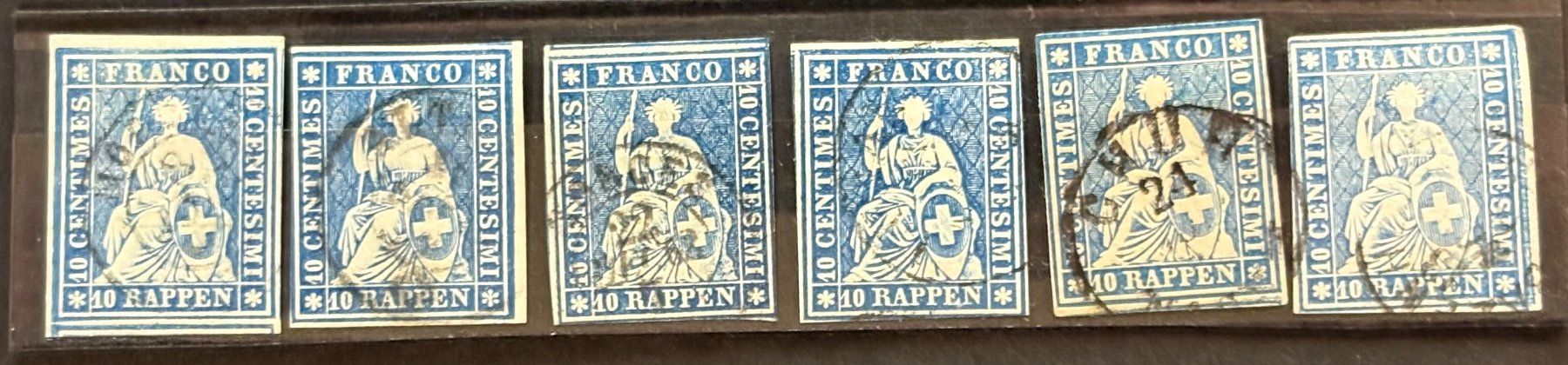 Tutti i francobolli: SCHWEIZER BRIEFMARKEN STRUBEL FANCO HELVETIA – Usato da Ostermundigen venduto da Heavenmaus75