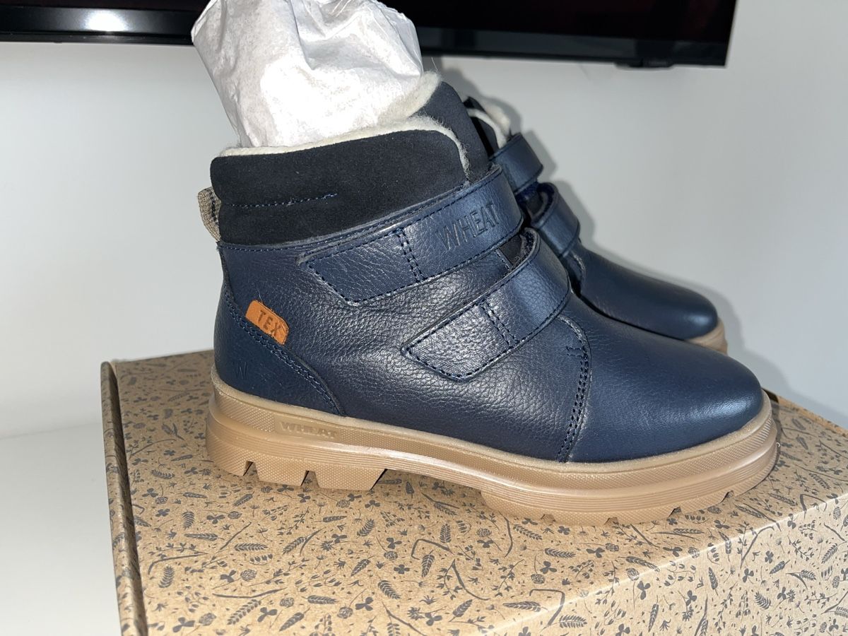 Wheat Scarpe da uomo: Warme Schuhe Wheat Gr.32 Leder – Nuovo e nell'imballaggio originale da Meilen venduto da Exclusive00 1