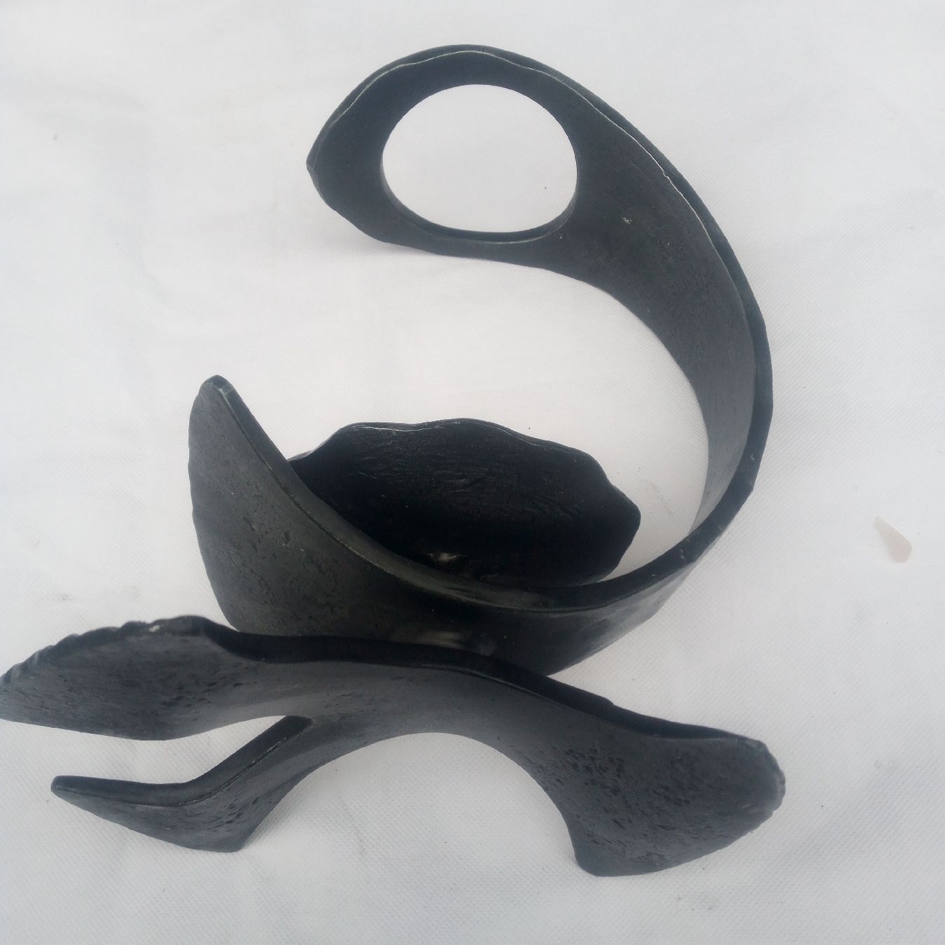 Kerzenständer: Kerzenständer schmiedeeisern, massiv, 29cm – Gebraucht aus Luzern von toenu23 6