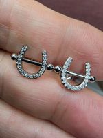 Boucles d'oreille argent avec diamants de moissanite GRA