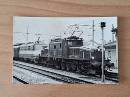 Fotokarte Bahn Schweiz, SBB Lokomotive Krokodil