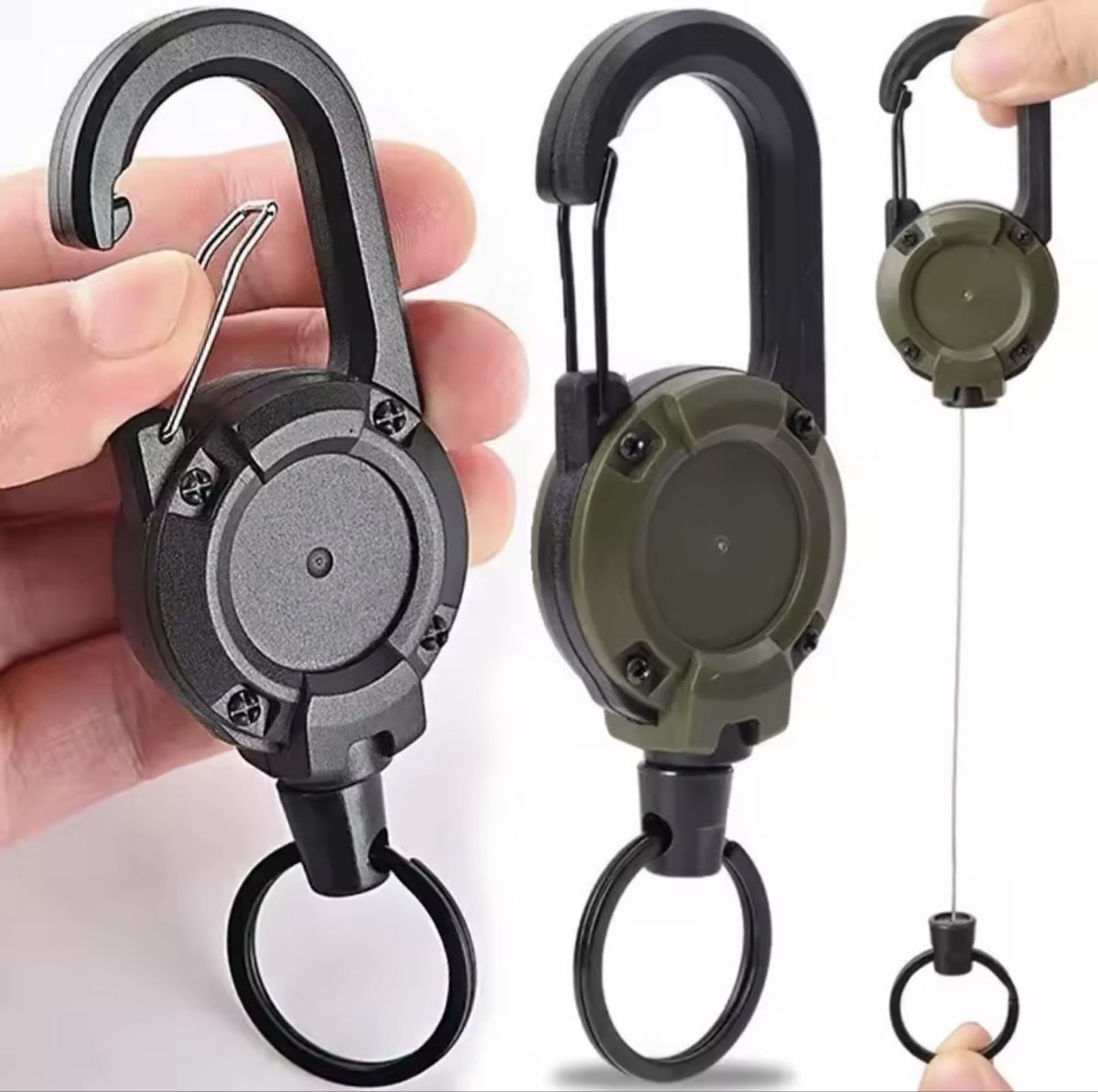Schlüsselanhänger & - bänder: Robuster Schlüsselanhänger mit einziehbarem Stahlseil – Neu und originalverpackt aus Uster von noe_97ds 1