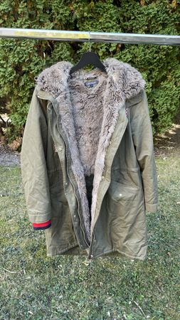 Tommy Hilfiger Damen Winterjacke mit Fell 