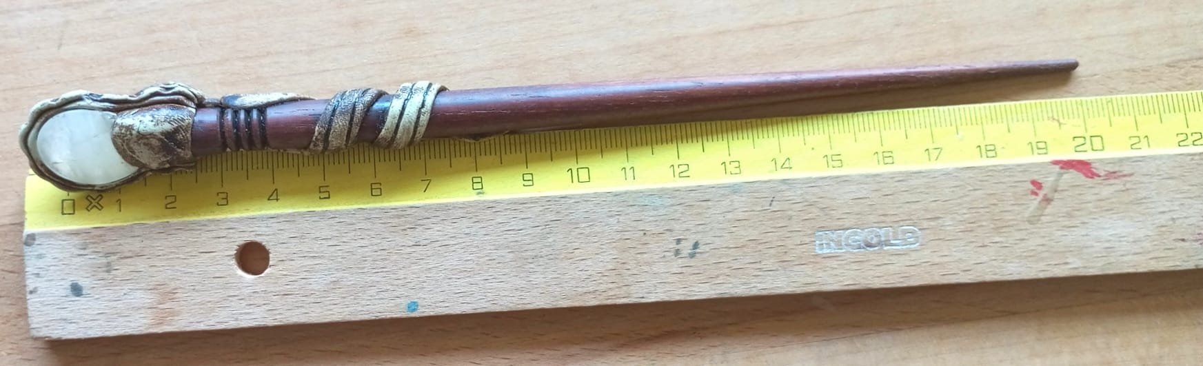 Haarschmuck: Haarstab aus Holz und Mondstein, einzigartig – Defekt aus Gwatt (Thun) von lealisa007 1