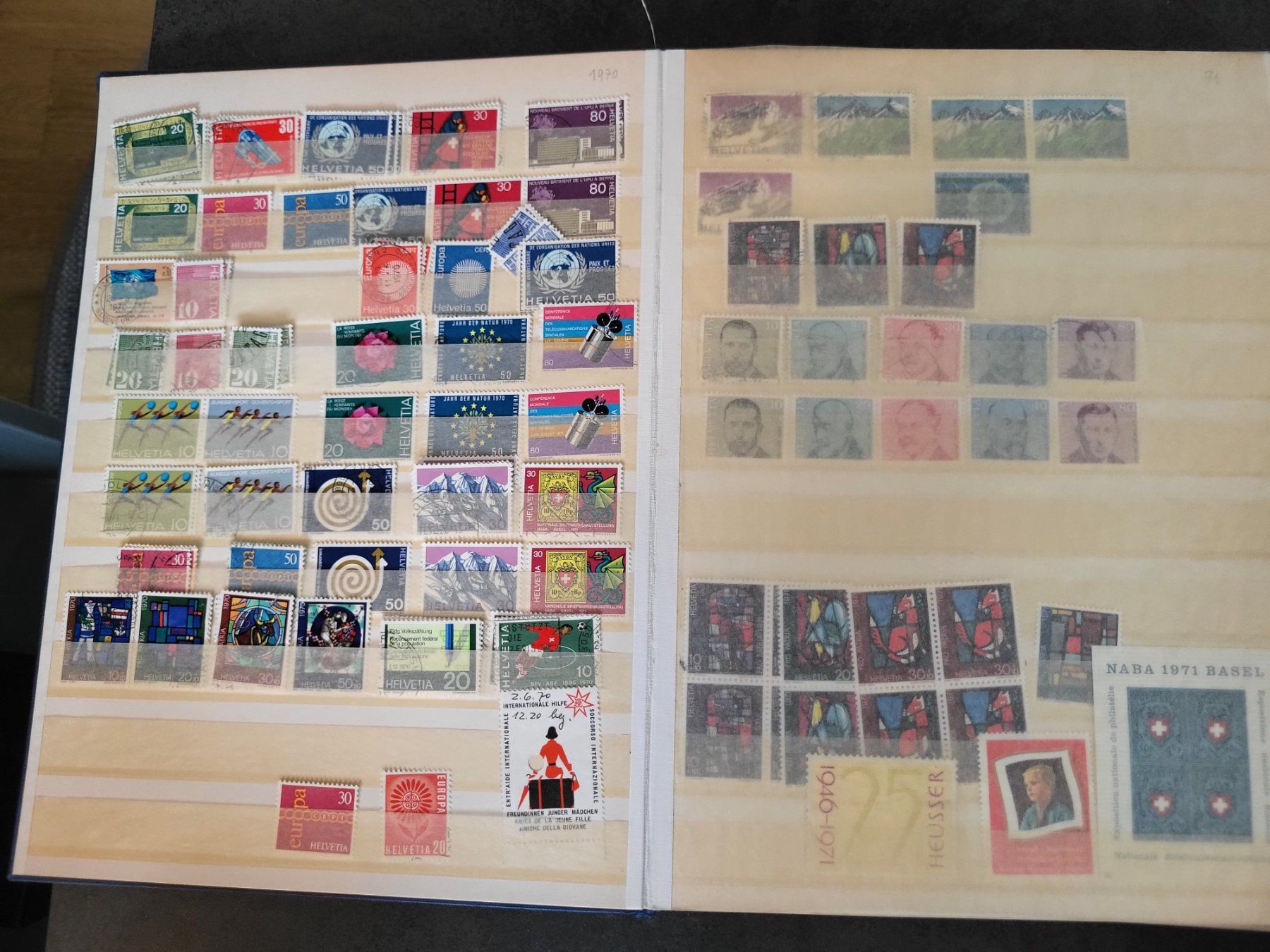 Tutti i francobolli: Sammlung Album Schweiz – Usato da Rümlang venduto da Turrin 1