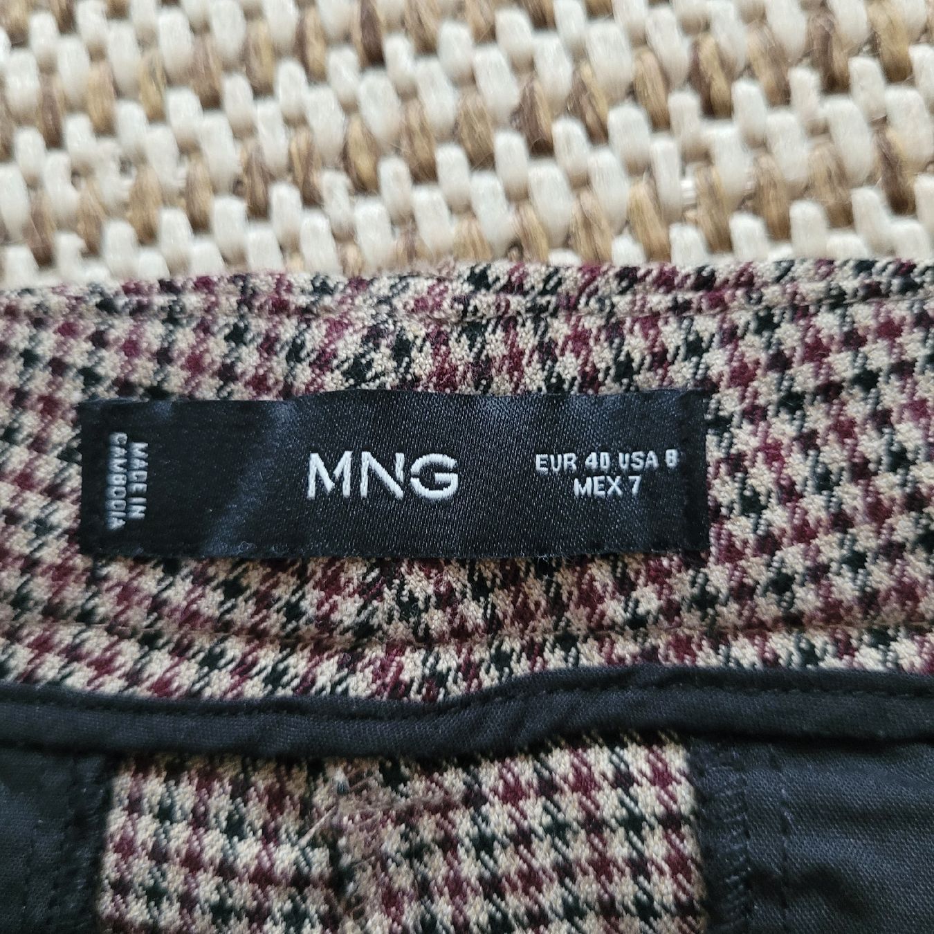 Mango Pantaloni: MANGO Pantalon à CARREAUX Taille 40 – Nuovo (secondo la descrizione) da Genève venduto da Tanaa_12 4