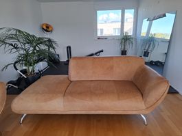 Chaise Lounge / Sofa Gutmann Collection Leather Light Brown