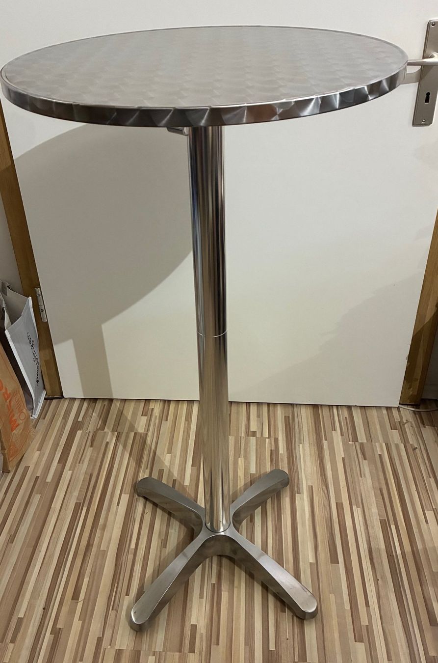 Tavoli: Robuster Gastro- Steh- Bistrotisch H110cm B55cm – Usato da Sissach venduto da tu44