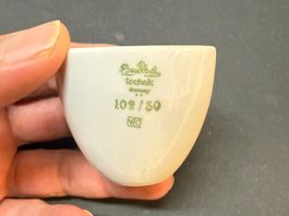 Porzellan Tiegel, Rosenthal 4 x 4,5 cm, neu