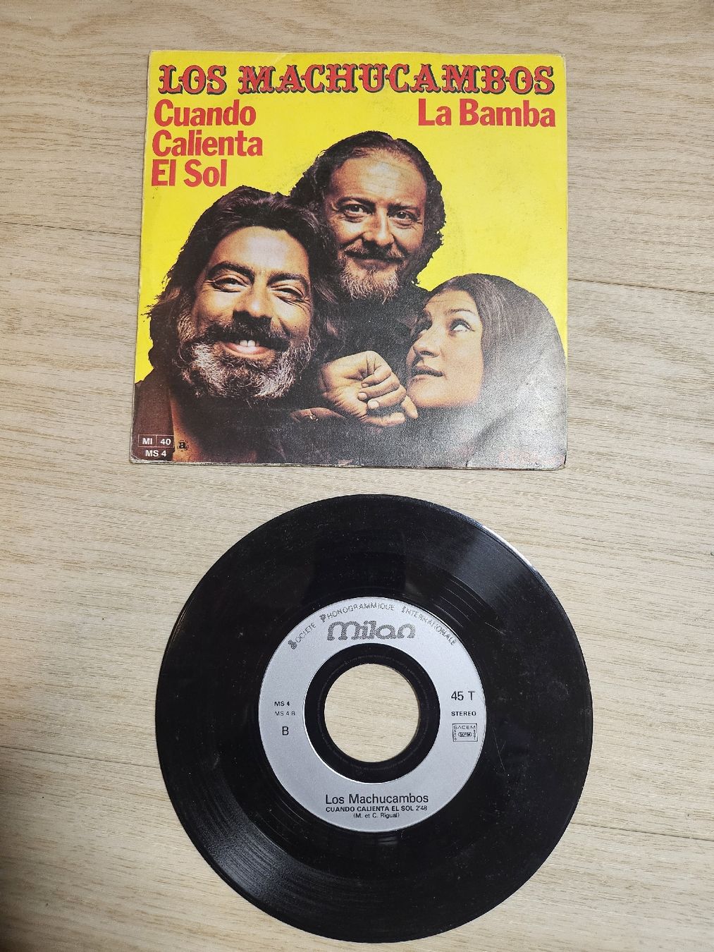 Dischi in vinile: Disque vinyle Los Machucambos La Bamba 45T – Usato da La Joux FR venduto da car_ck96 1