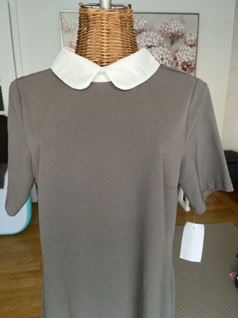Kleid, Olivgrün, Vanessa collezione, S
