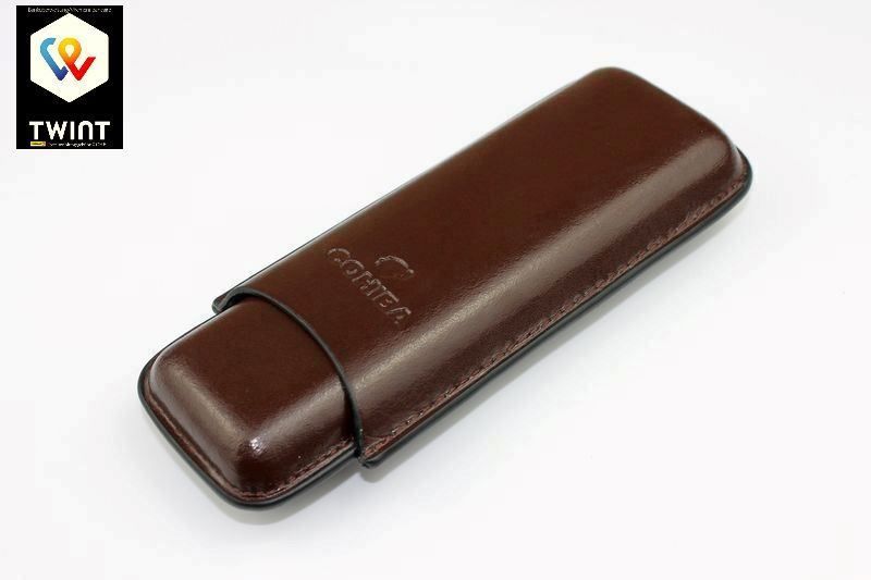 VOIV Zigarrenetui Leder - 2-Fach Reise-Humidor Für Zigarren