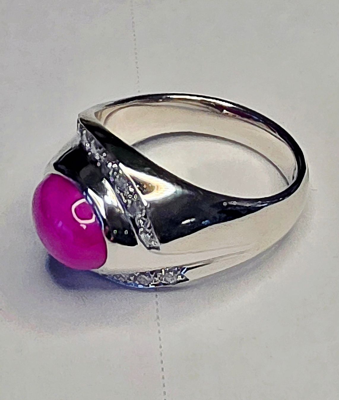 Anelli: Stern Rubin Silber Fingerring – Nuovo (secondo la descrizione) da Zürich venduto da benedikt12 5