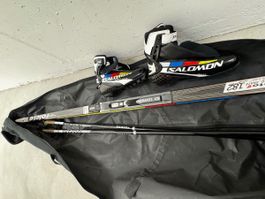 Salomon Equipe 10 Skate 182 cm | Schuh Gr. 39 | Stöcke | Sac