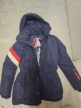 Superdry Winterjacke, dunkelblau, Grösse M