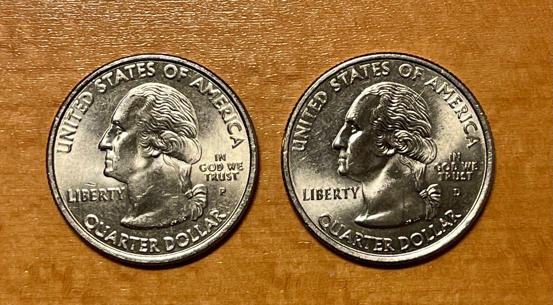 Tutti le monete: 2 USA State Quarters South Carolina 2000 D&P – Nuovo (secondo la descrizione) da Lostorf venduto da Spiridon 1