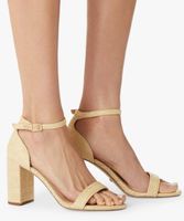Dune London ungetragene High Heel Sandale Bast Sommer