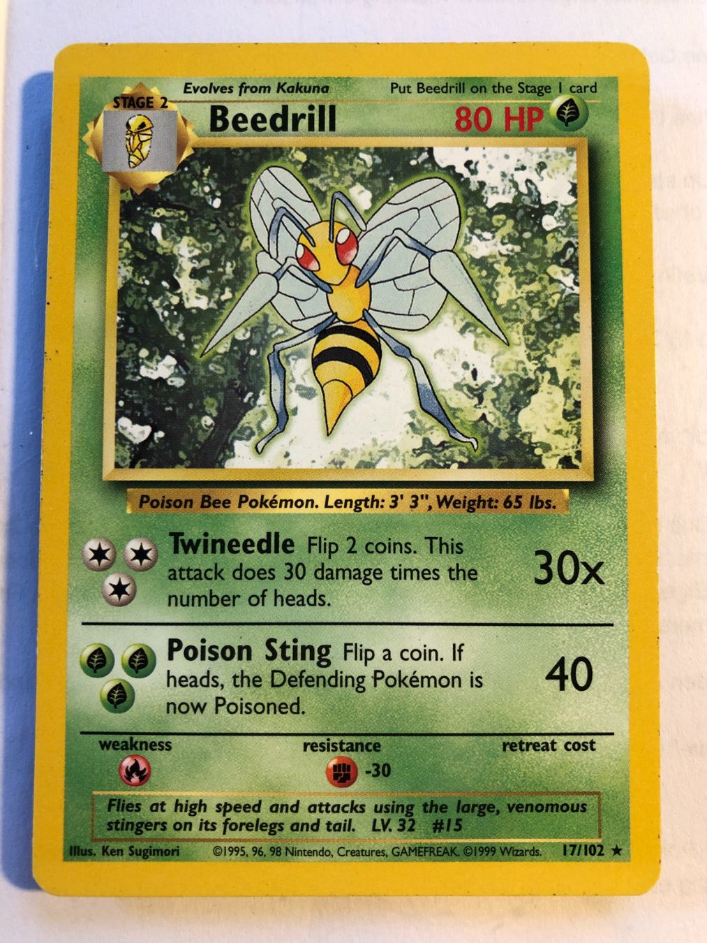 Carte collezionabili: Beedrill (rare) Base set - LP - ab 1.- – Usato da Giubiasco venduto da dan_pr8b