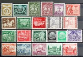 DEUTSCHES REICH: Ein Lot Postfrischer ** aus 1939–1944