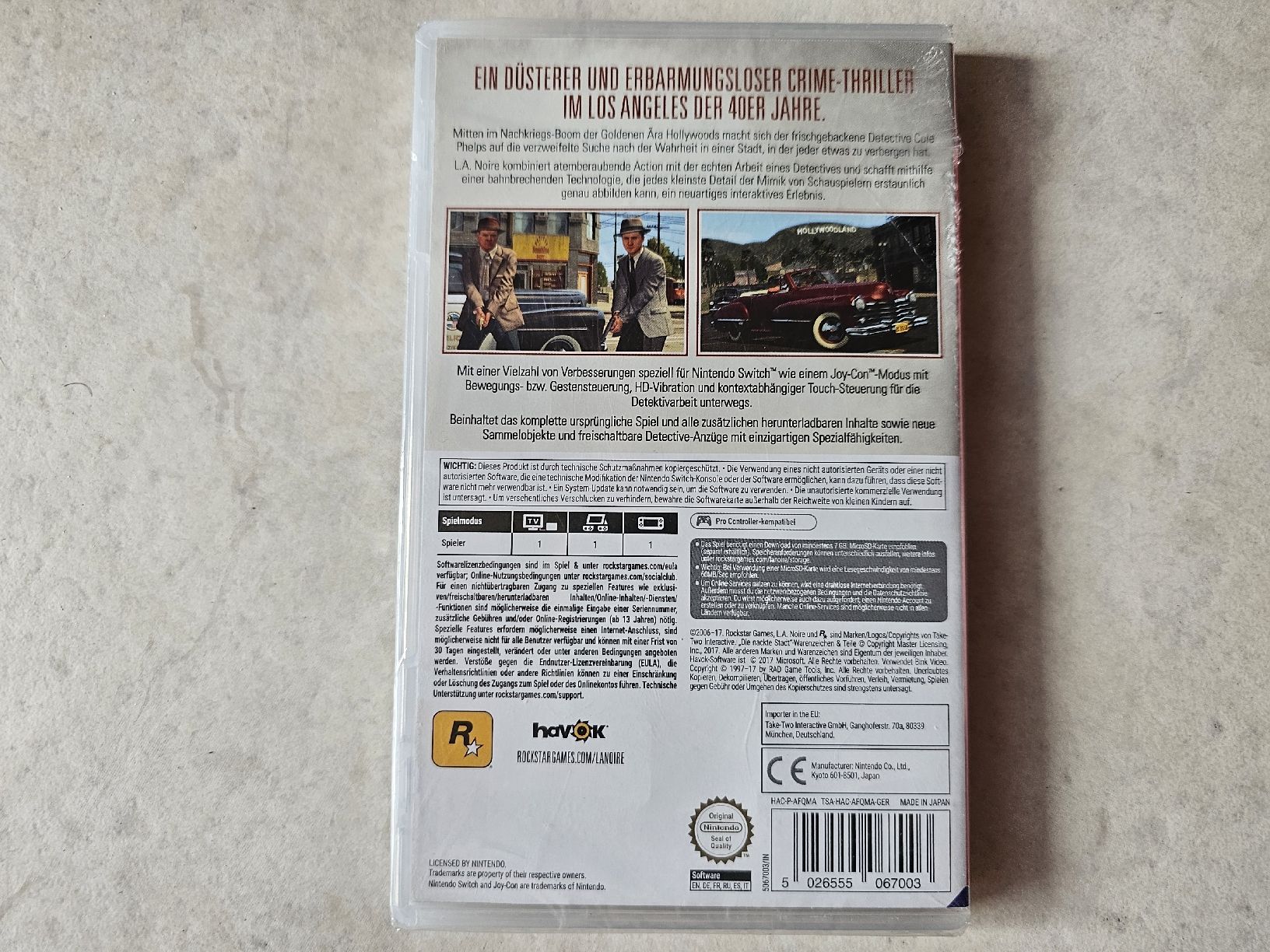 Nintendo Giochi: L.A. Noire  /  Fabrikneu – Nuovo e nell'imballaggio originale da Schneisingen venduto da backstore24 1