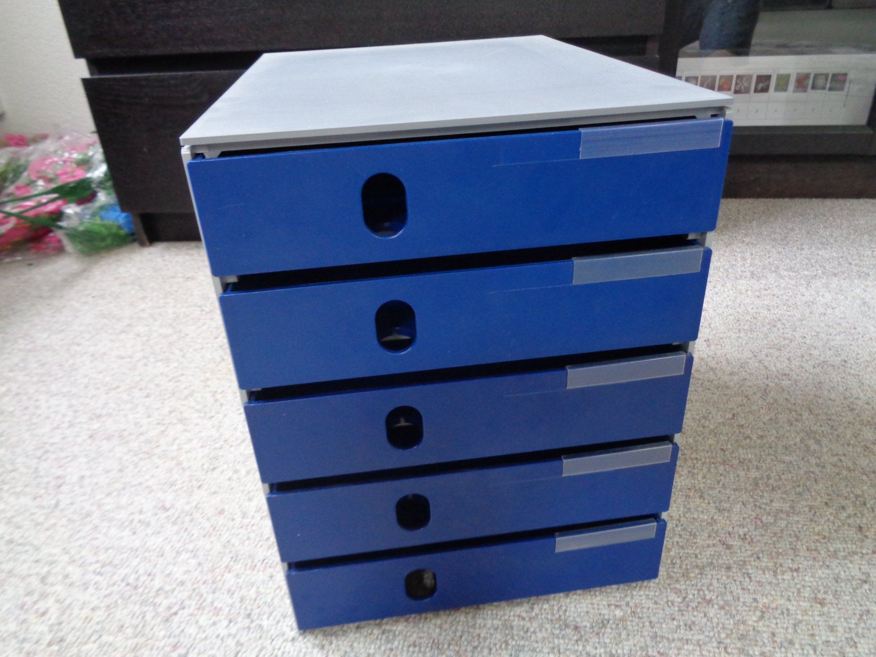 Sistemi di archiviazione: Schubladen Box Styroval Pro 5 Büroablage – Usato da Langenbruck venduto da Gumsi 1