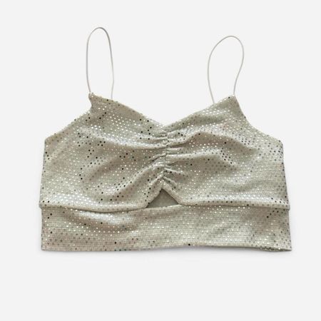 Sequin Crop Top 