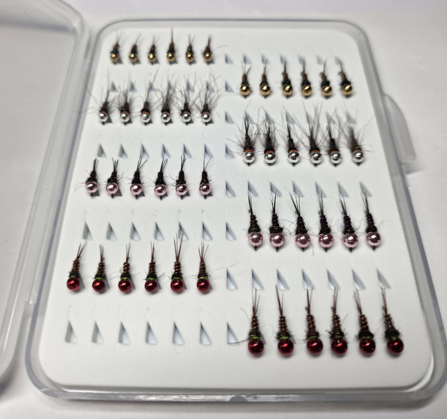 Esche: Box mit 48 Tungsten Nymphen – Nuovo (secondo la descrizione) da Degersheim venduto da HookedOnTheFly 3