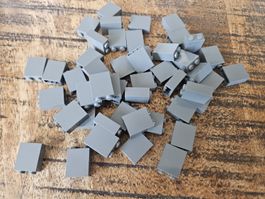 lego 3245c lot de 50 pièces Dark Bluish Gray Brick 1 x 2 x 2