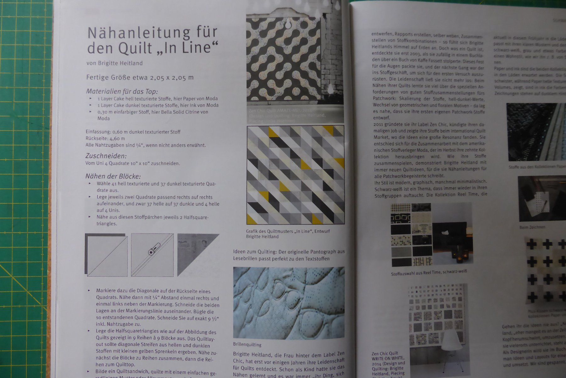 Riviste & Magazine: Magazin - Patchwork Gilde - Thema: Schwarz - Weiss – Usato da Brunnadern venduto da pinkfaden 2
