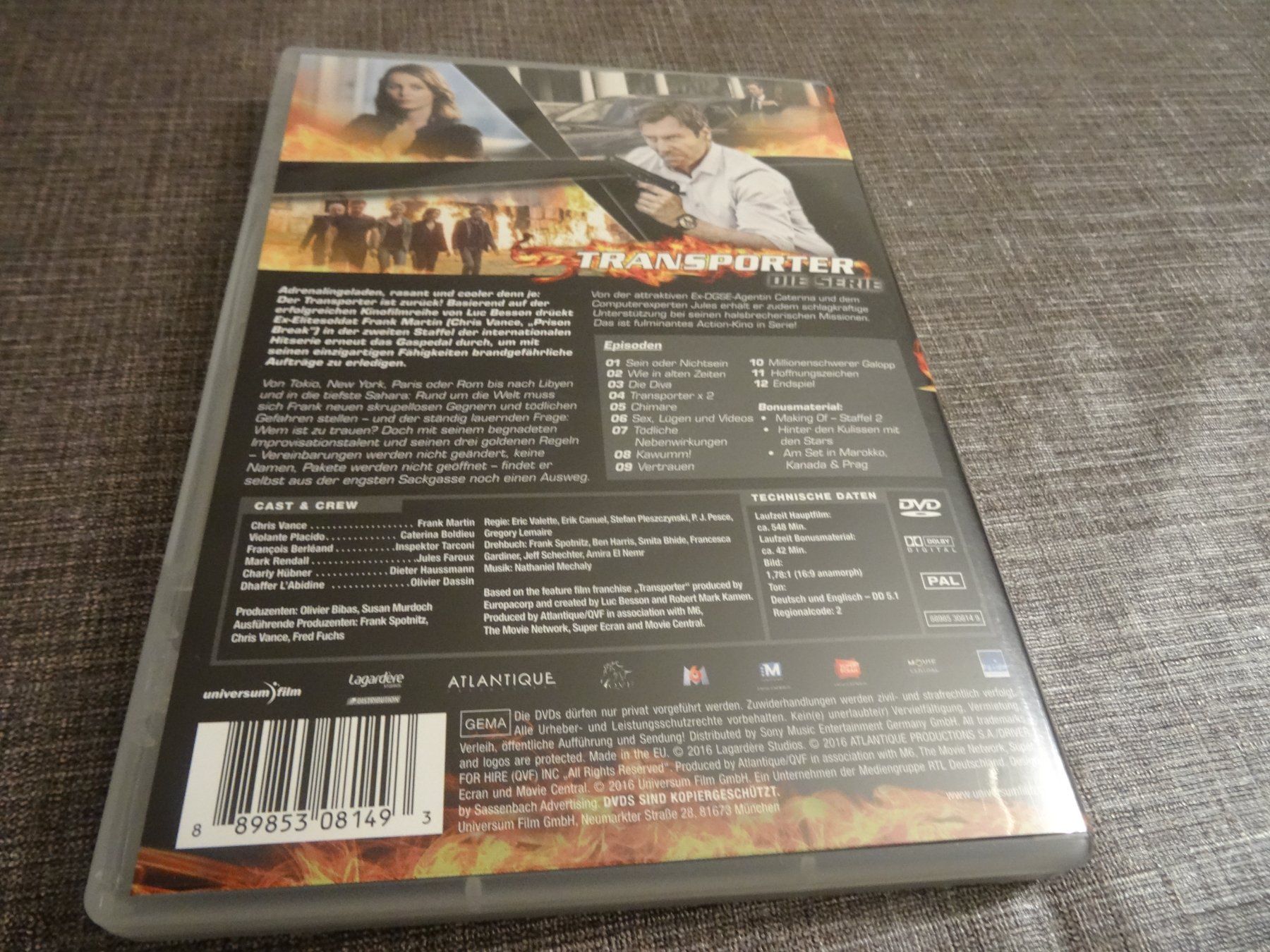 Tutti i DVDs: Transporter Die Serie Staffel 2 DVD – Usato da Olten venduto da Disc-Verkauf 2