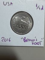 USA - 25 cents - 2016 - Brown’s Fort