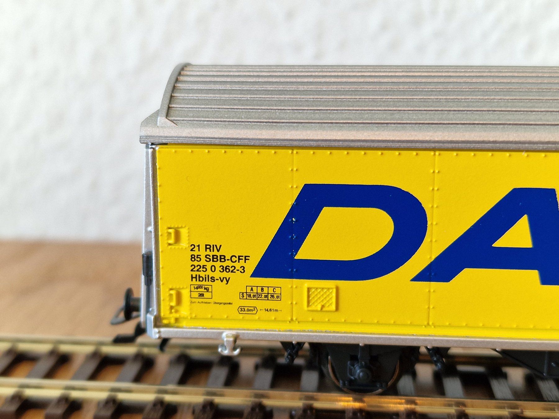Märklin Modellini di ferrovie: SBB Danzas Güterwagen H0 – Usato da Matten b. Interlaken venduto da lor_hr9w 3