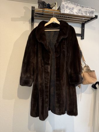 Nerz Pelzmantel Vintage Saga Mink