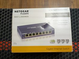 Netgear GS108 ProSafe 8-Port Gigabit Switch, neuwertig