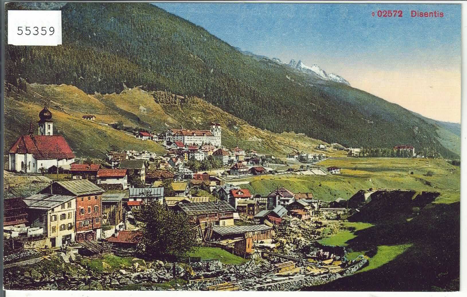 Cartes postales: Disentis - Generalansicht – D'occasion à Ettingen par Kartenplanet